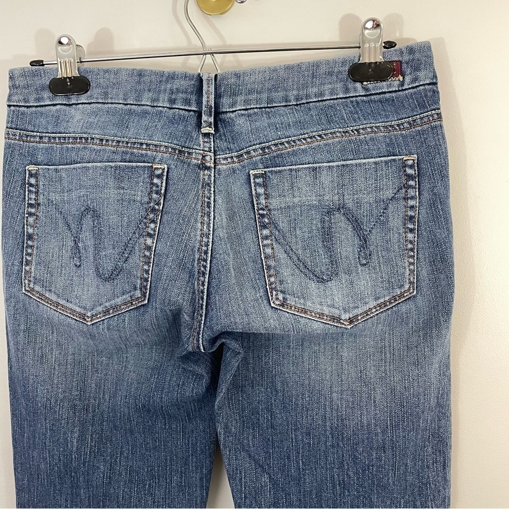 Vtg Silver Jeans Amie Flare Leg Women’s 28/34 Medium Blue Denim Lower Rise Y2k - Picture 2 of 14
